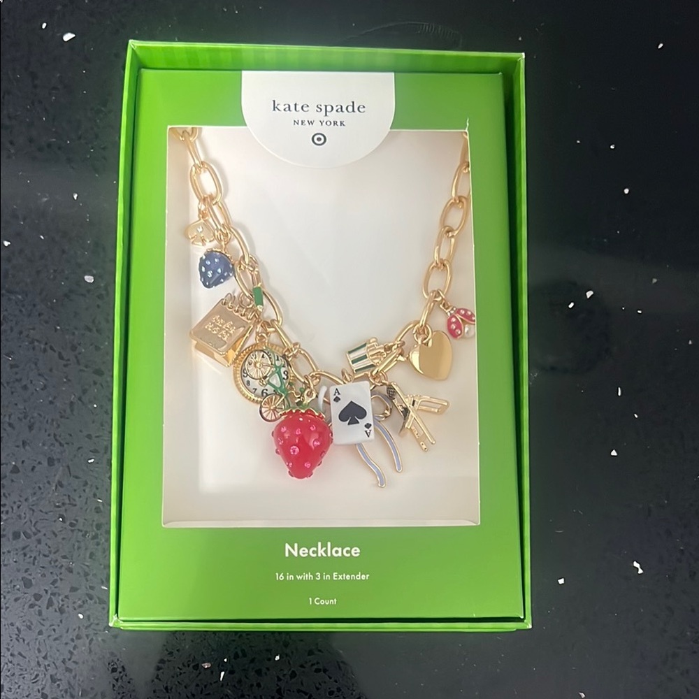 Kate Spade Gold Charm Necklace